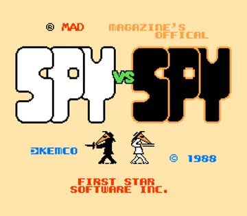 Spy vs Spy (USA) screen shot title